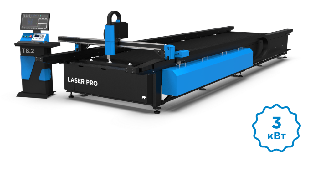 Станок лазерной резки LASER PRO 6100LP T8.2 с контроллером CYPCUT и источником 3000W