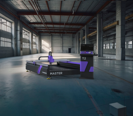 Плазмо-газовый станок MASTER T2 с системой EX-TRAFIRE 100 и газовой системой КОРД