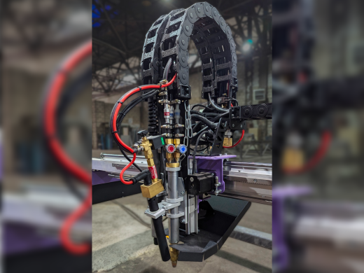 Плазмо-газовый станок MASTER T2 с системой EX-TRAFIRE 100 и газовой системой КОРД